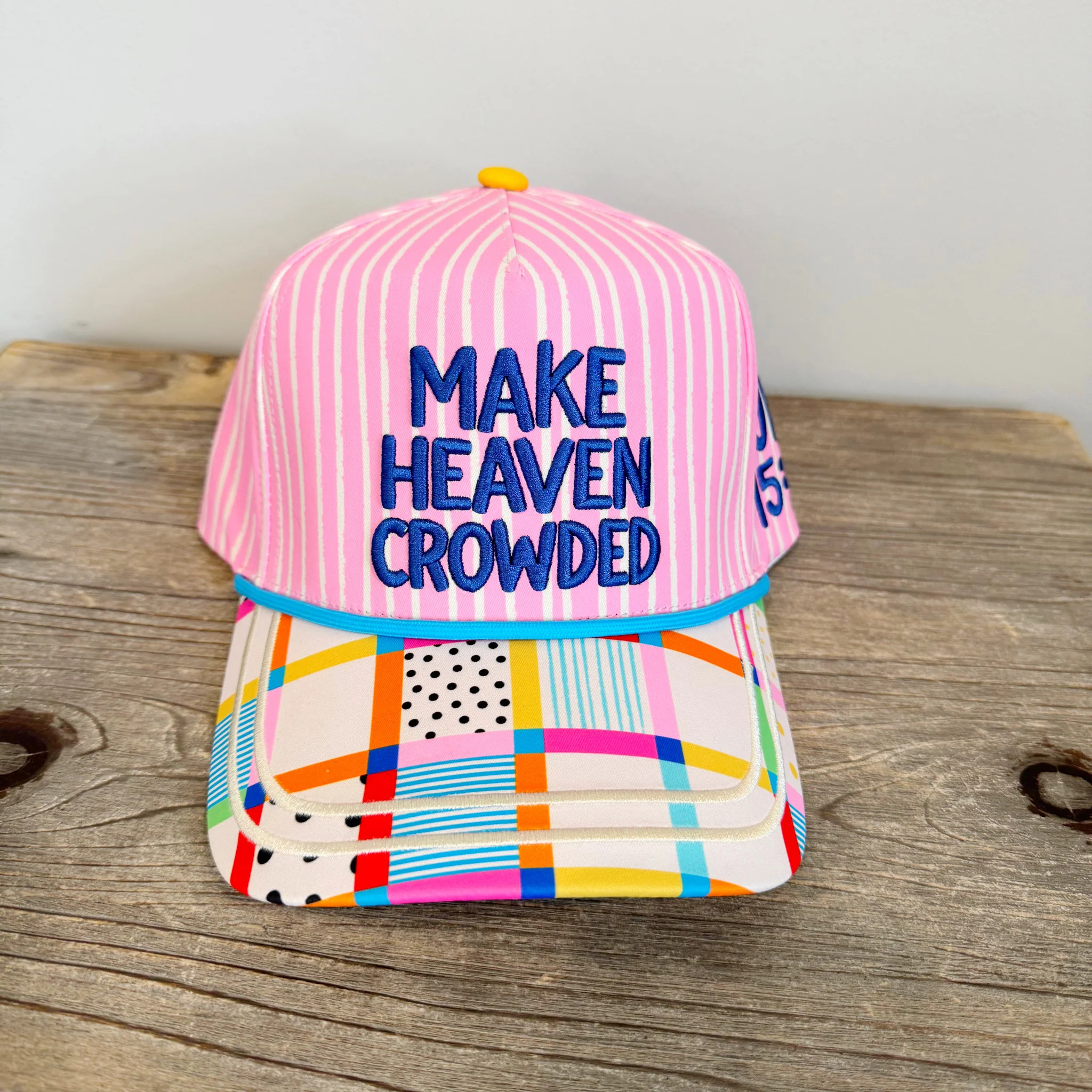 Make heaven Crowded Stripe Hat- Pre Order | Poppy & Pine