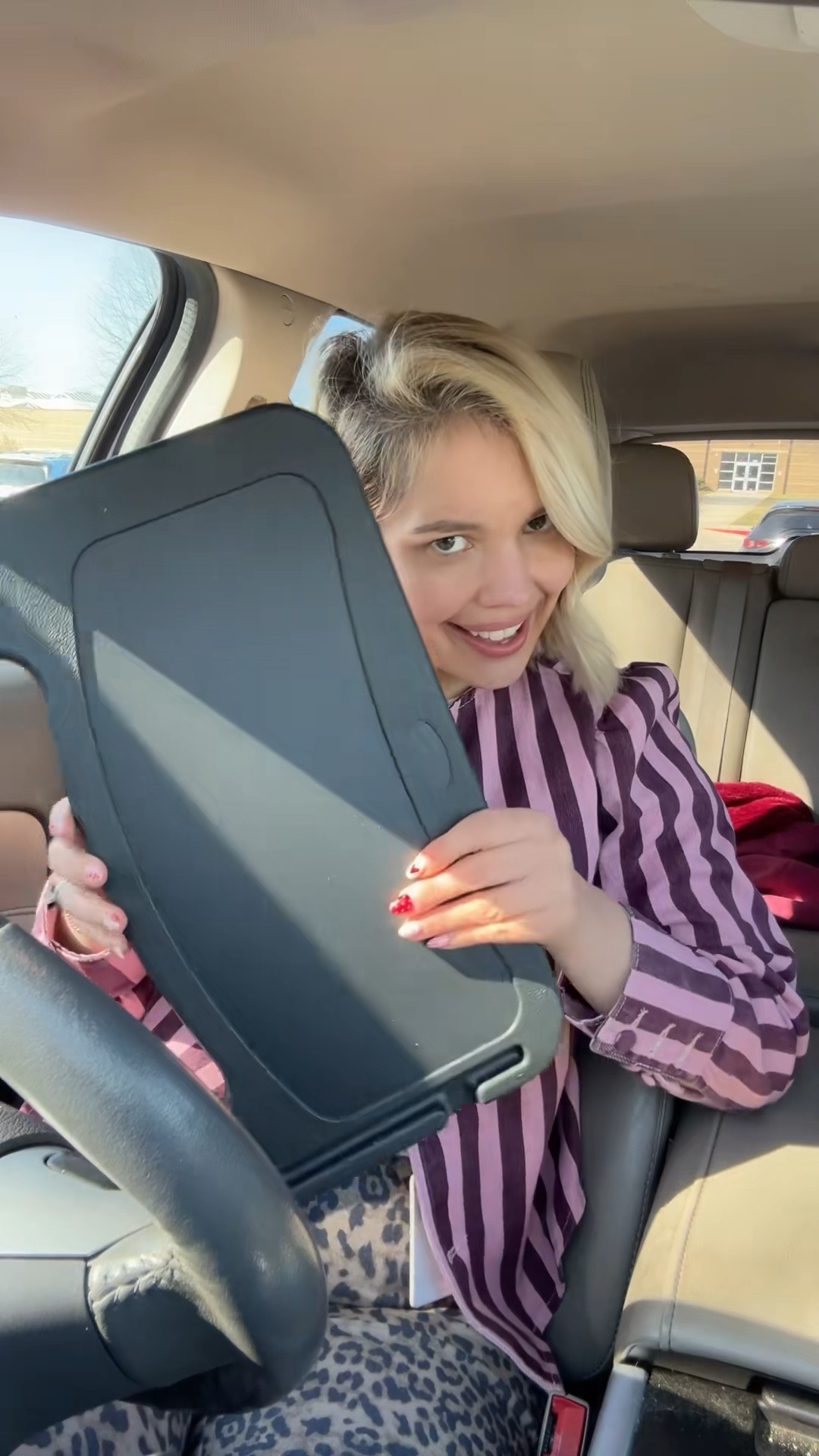 Today’s teacher lunch! Featuring my brand new car tray 🥹🤍 Sharing my outfit details as well- top is sold out but linking in case it come back in stock.

#LTKvlog #LTKfoodie #LTKootd