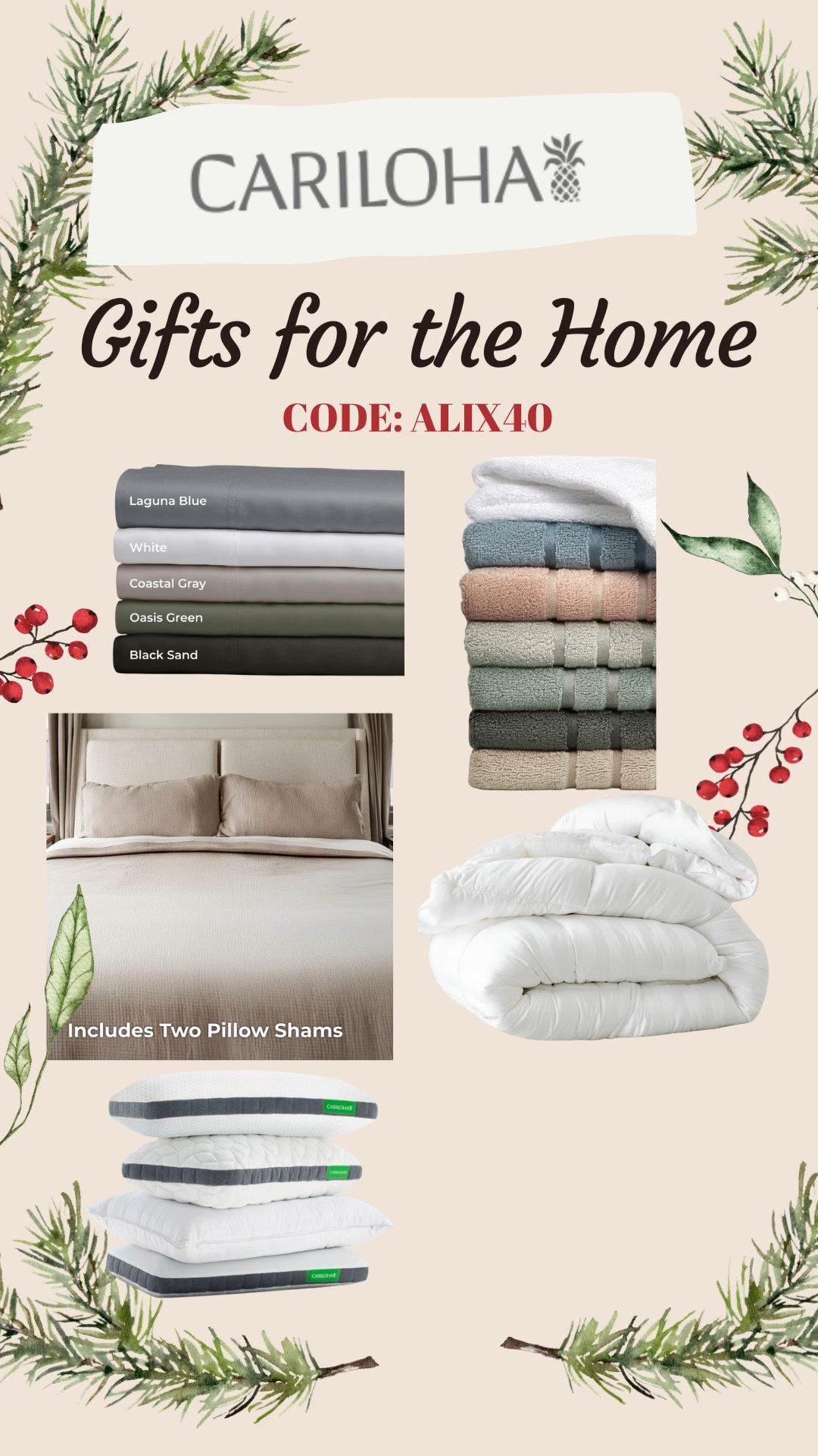 Cariloha gift guide for the home, for him and for her! 

#LTKGiftGuide #LTKHoliday #LTKCyberWeek