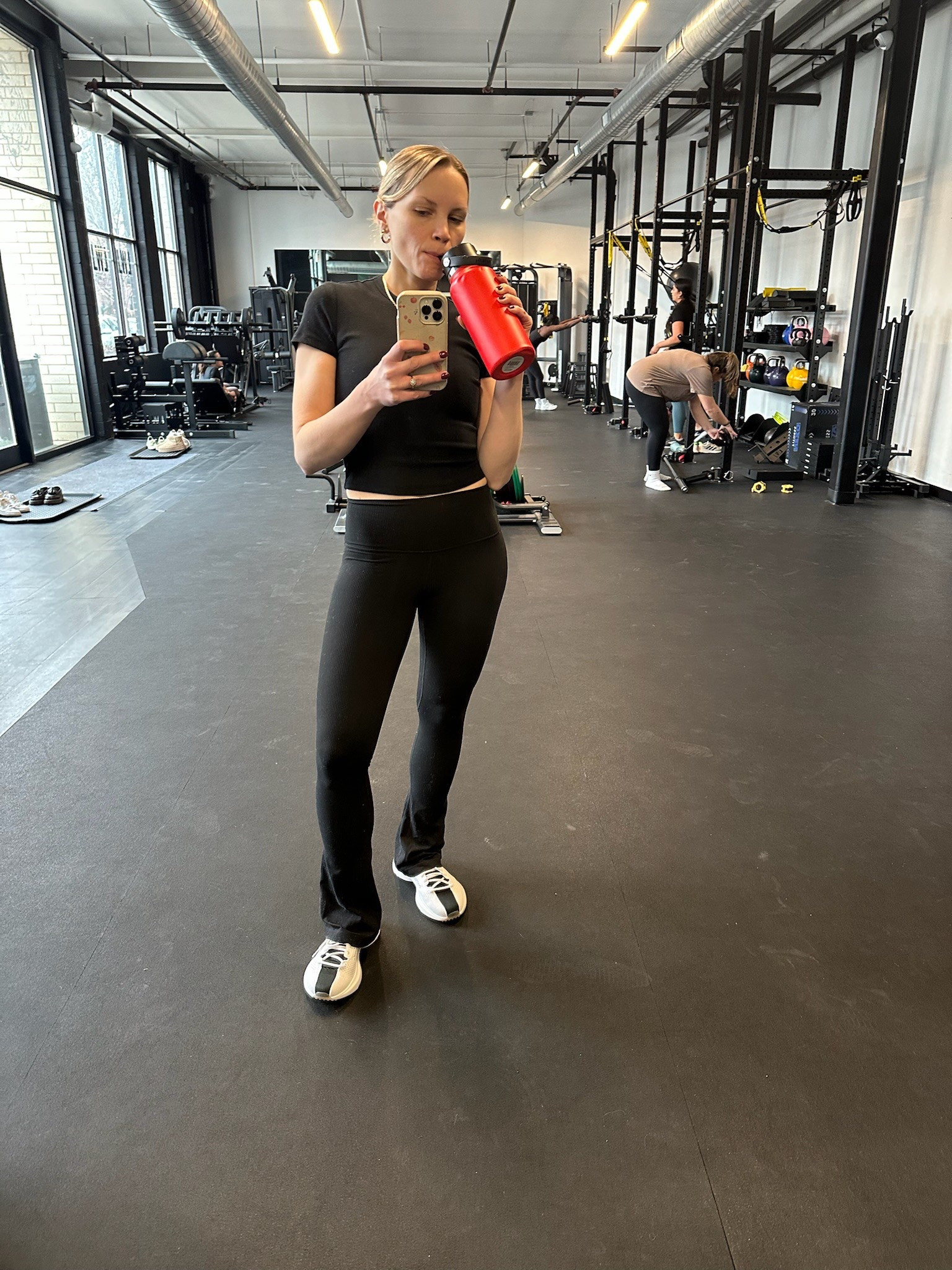 My go-to workout outfit!

lululemon | mini flare leggings | workout set | activewear 