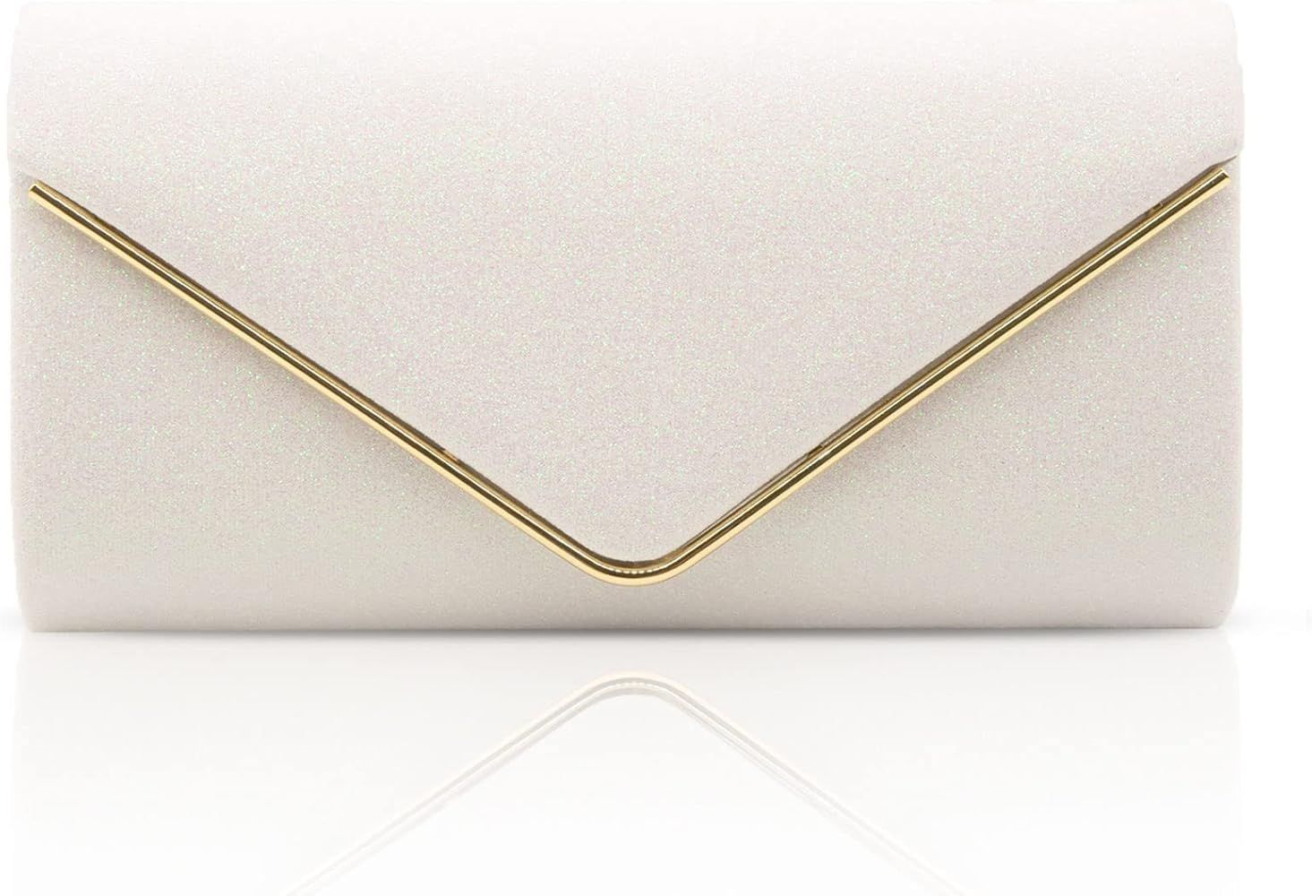 Labair Shining Envelope Clutch Purses for Women Evening Purses and Clutches For Wedding Party. | Amazon (US)