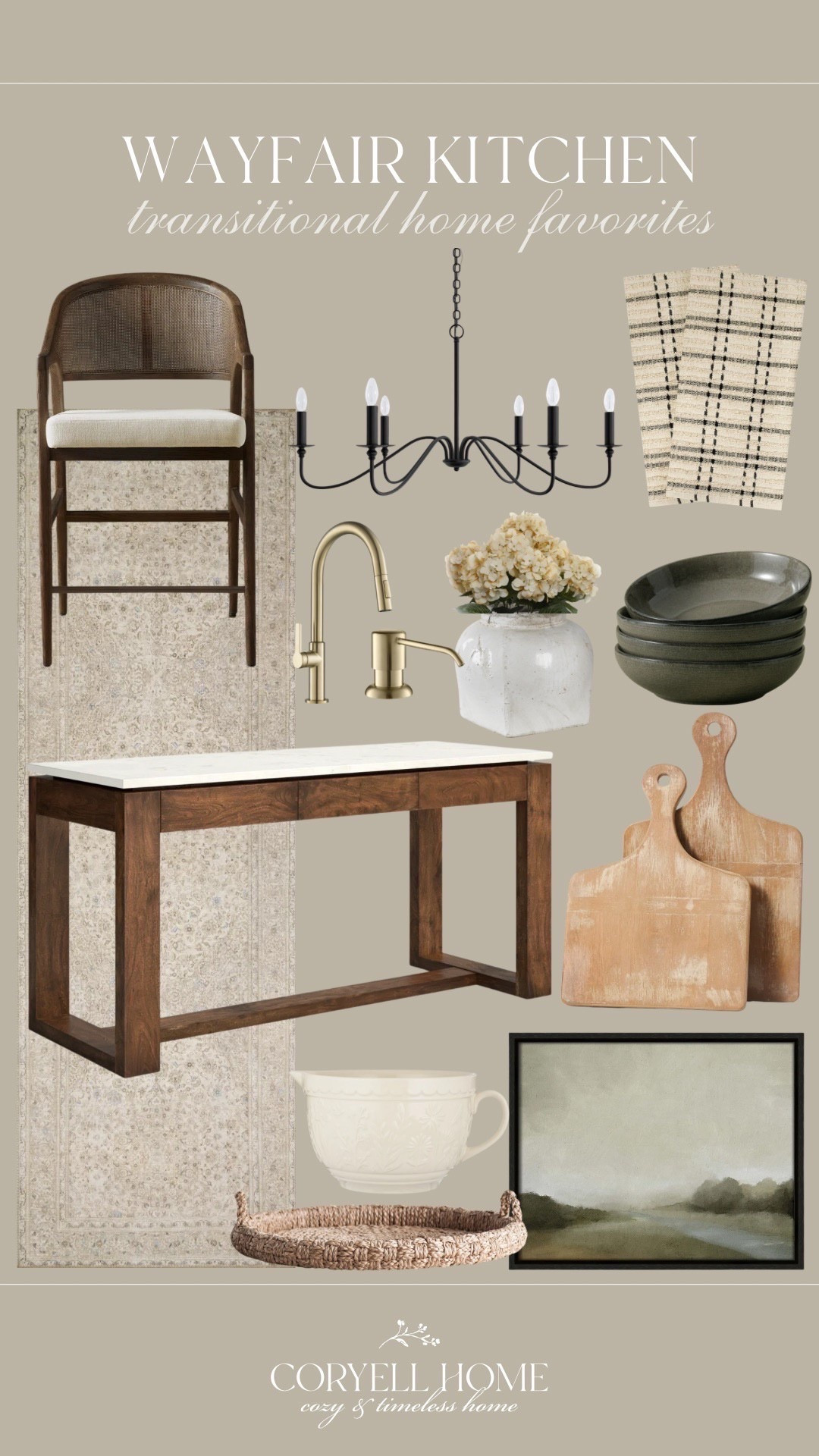Wayfair kitchen finds and favorites for a transitional spring season 🤎🌷

#LTKHome #LTKSeasonal