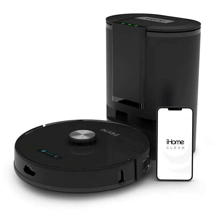iHome AutoVac Nova Self Empty Robot Vacuum and Mop, Laser and HomeMap Navigation, Google and App ... | Walmart (US)