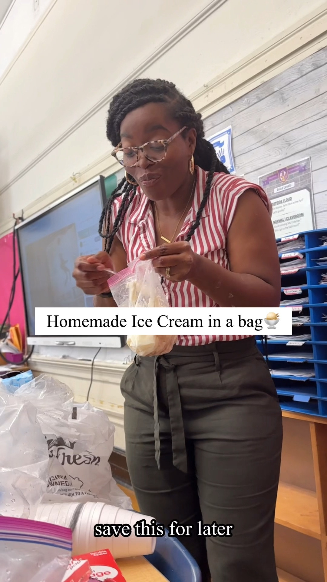 Who doesn’t love ice cream? 😆🍨 

This is a perfect way to end the school year or you can enjoy homemade #icecream in a bag as a #summer treat!! Save this for later!! You’re welcome 😉 
#icecreaminabag #icecreamrecipe #summertreats

#LTKFind #LTKfamily #LTKkids