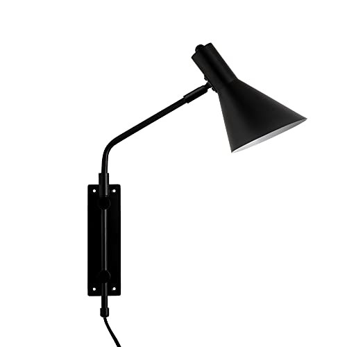 Bloomingville AH1919 Metal Inline Switch, Modern Wall Lamp Sconce, Black | Amazon (US)