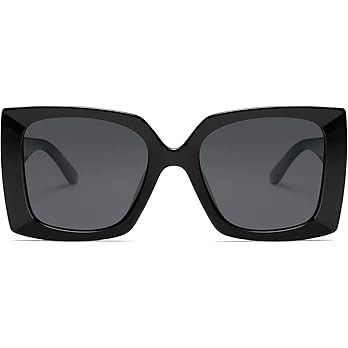 SOJOS Retro Square Polarized Womens Sunglasses Trendy Oversized Large Women's UV Protection Big S... | Amazon (US)