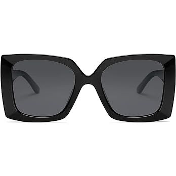 SOJOS Retro Square Polarized Womens Sunglasses Trendy Oversized Large Women's UV Protection Big S... | Amazon (US)