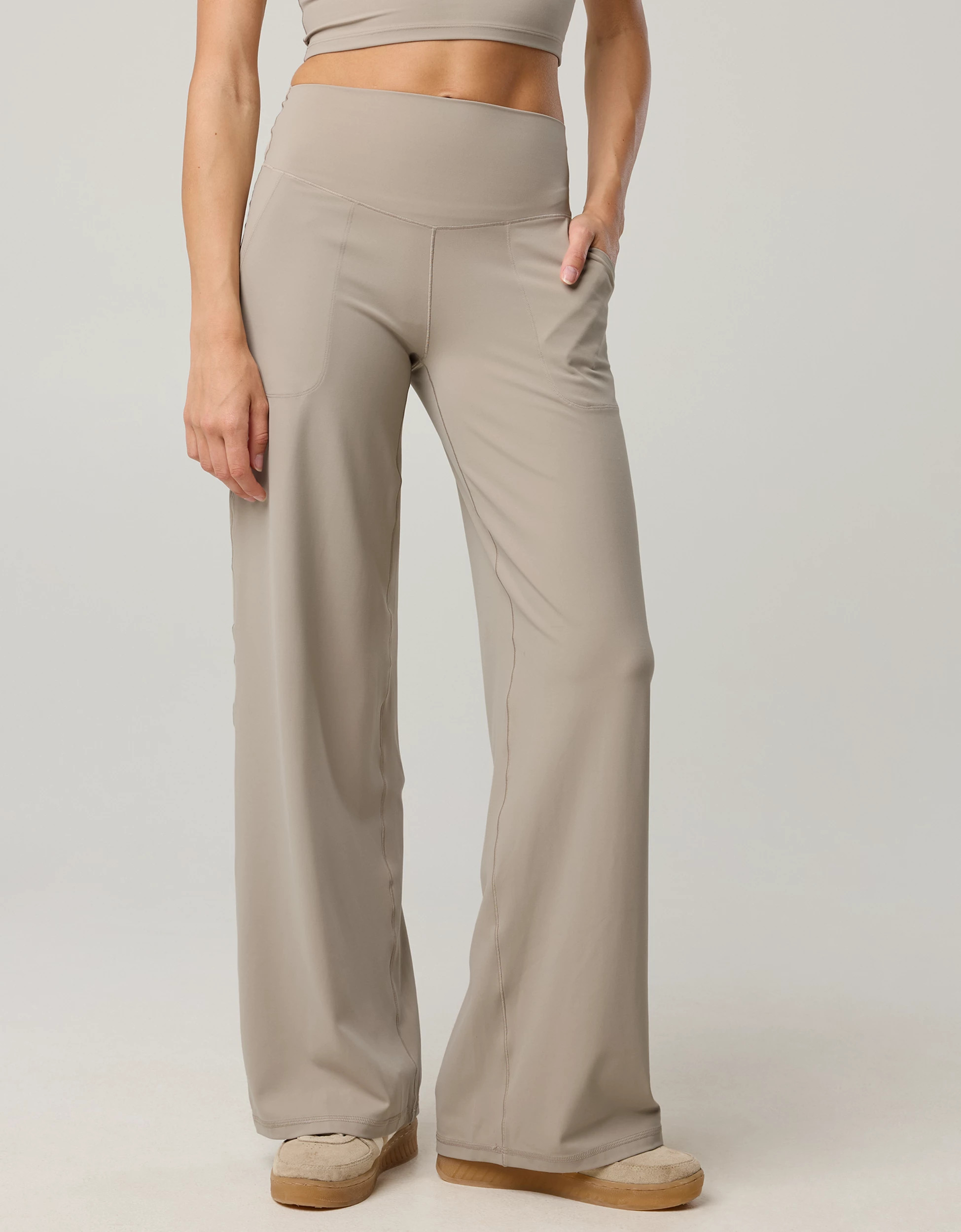 OFFLINE By Aerie Real Me XTRA High Waisted Tie Back Trouser | Aerie