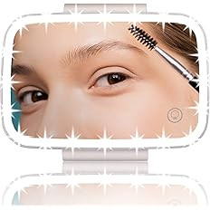 Car Visor Vanity Mirror, Rechargeable Car Vanity Mirror, Car Mirror Visor with Clip-on Rear View ... | Amazon (US)