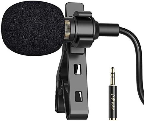 PoP voice 16 Feet Single Head Lavalier Lapel Microphone Omnidirectional Condenser Mic for iPhone ... | Amazon (US)