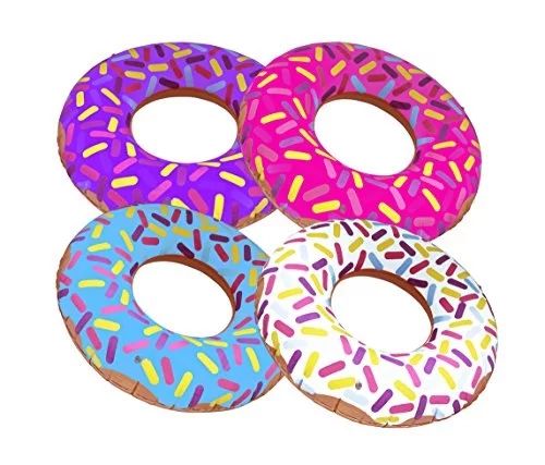 Inflatable Donuts 24â€ - Pack Of 4 Delicious Looking Sprinkle Donut Inflatables | Walmart (US)
