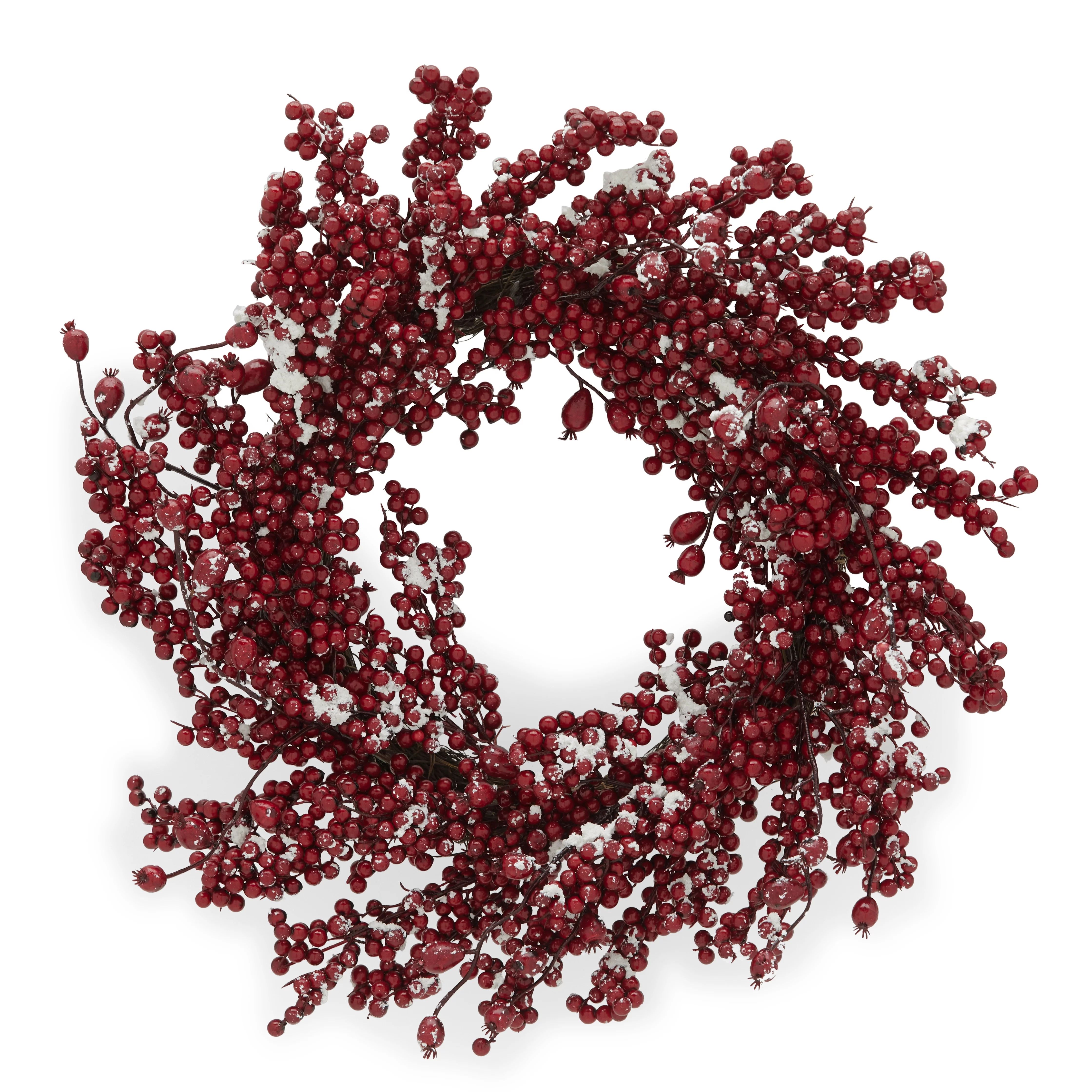 Belham Living Red Berry Christmas Wreath, 22 in | Walmart (US)