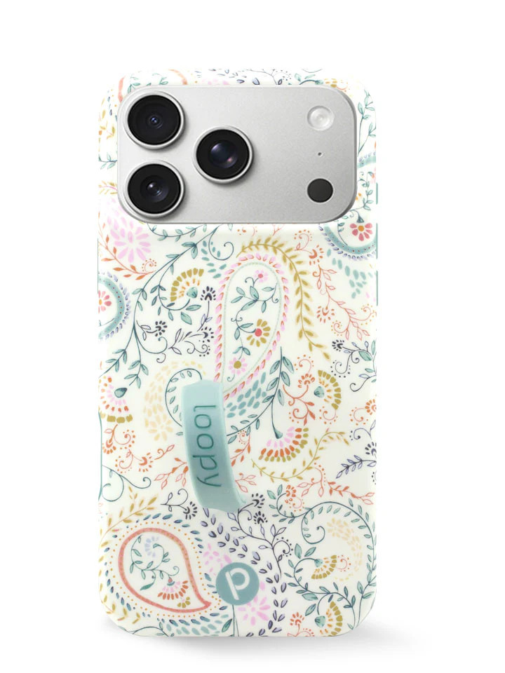Loopy Cases - Painted Paisley | Loopy Cases