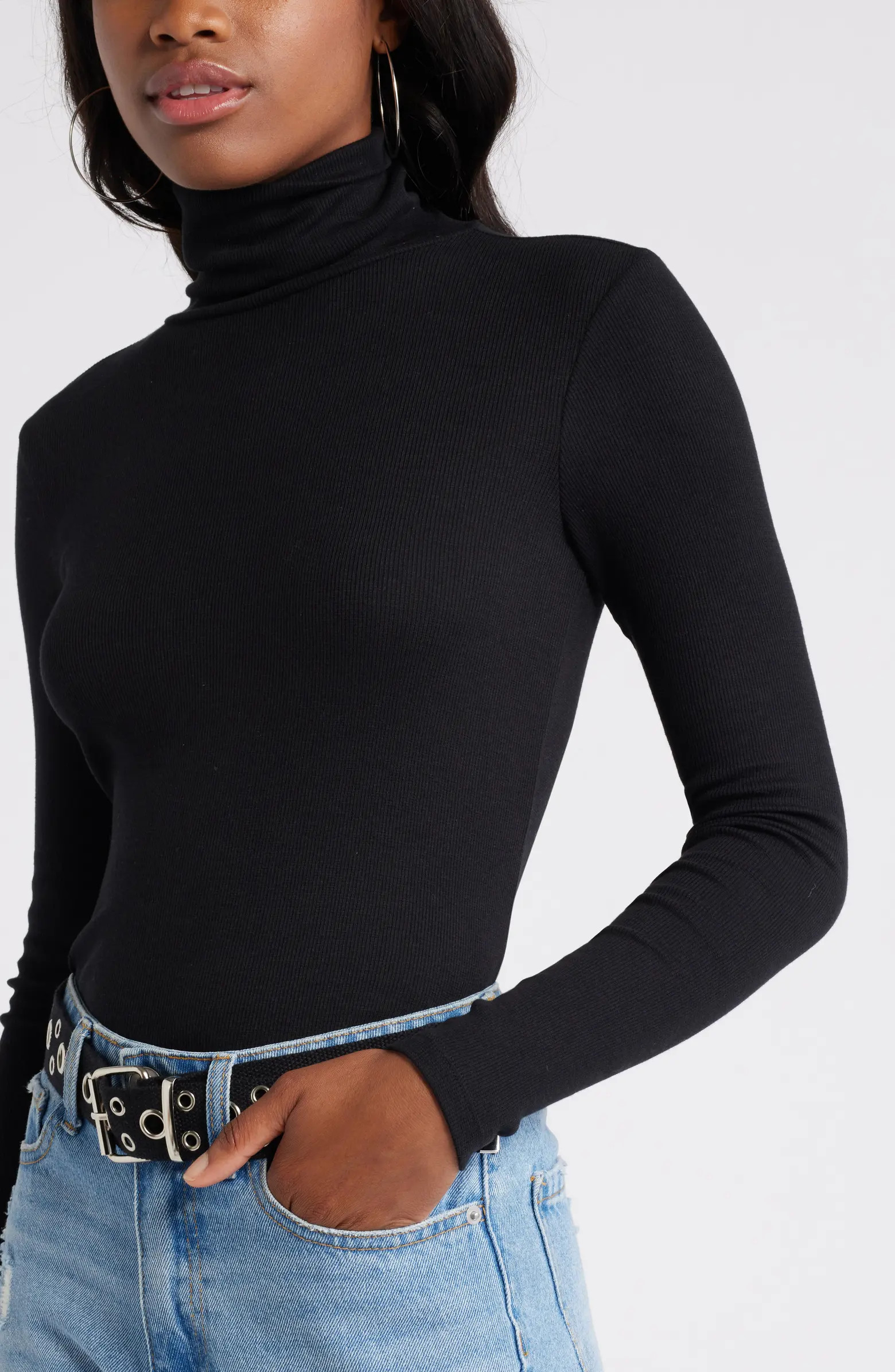 BP. Turtleneck Ribbed Top | Nordstrom | Nordstrom