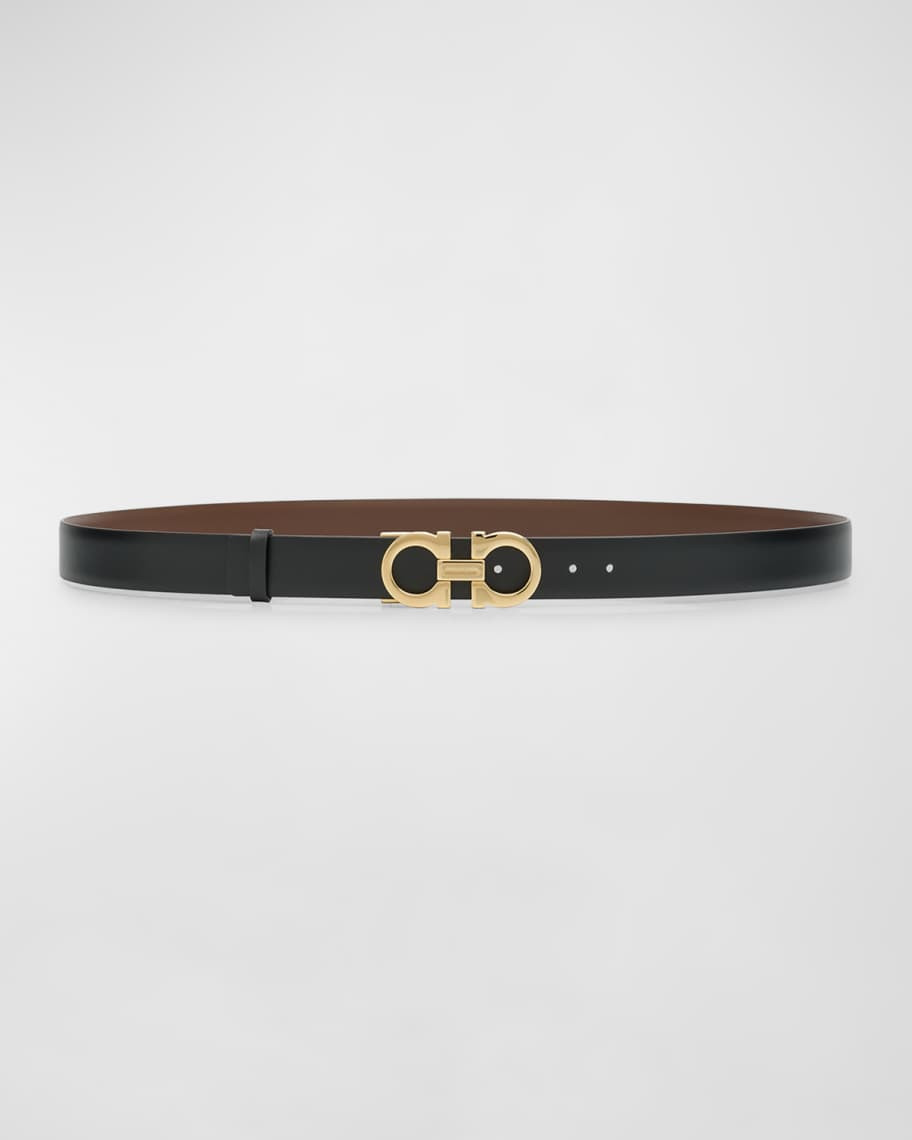 Ferragamo Gancini Leather Belt | Neiman Marcus