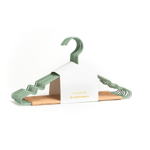 Mustard Made Adult Top Hangers (Set of 10) | West Elm (US)