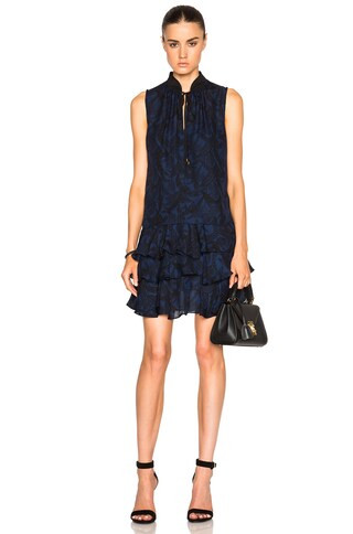 Cold Shoulder Ruffle Dress | FWRD 