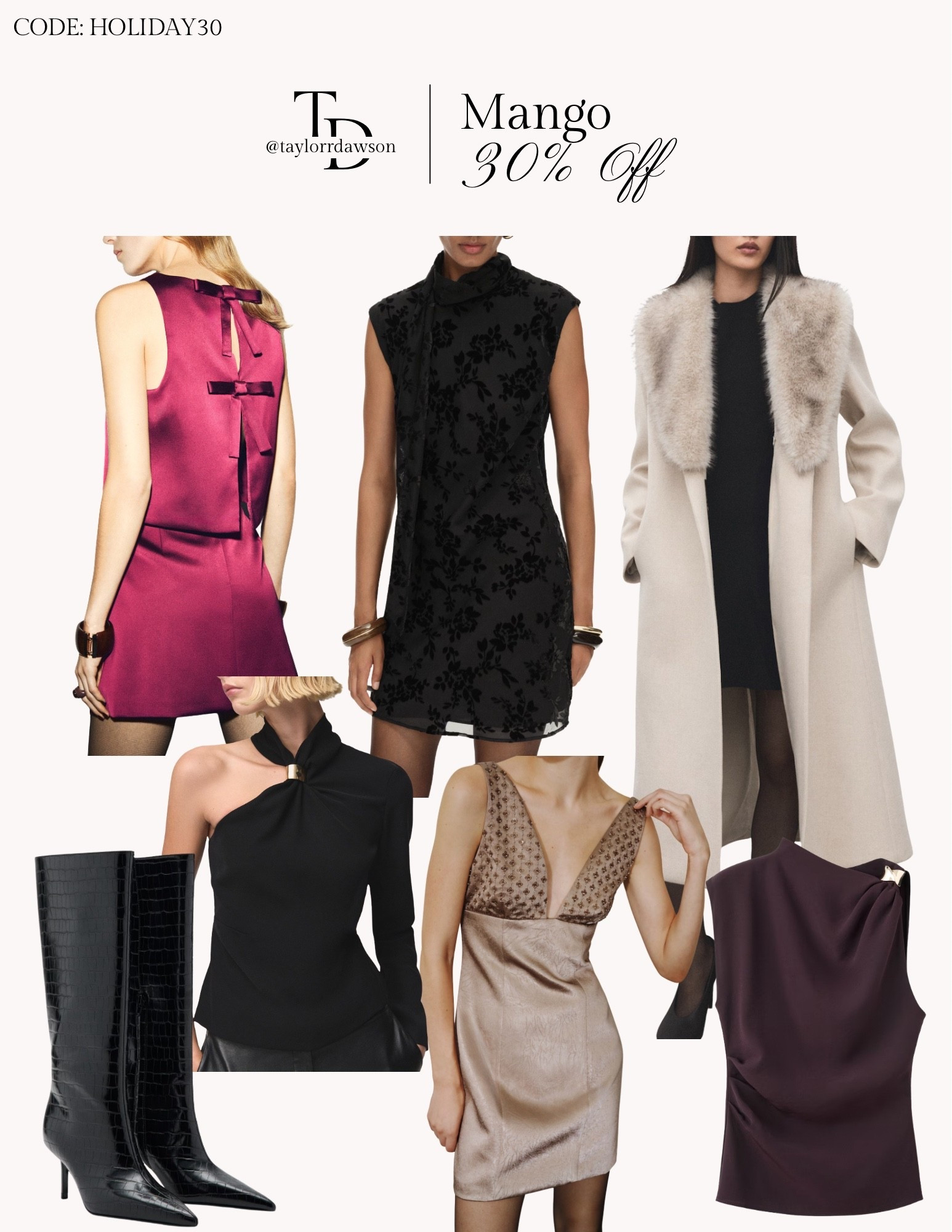 Mango 30% off holiday event!

#LTKHoliday #LTKSeasonal #LTKSaleAlert