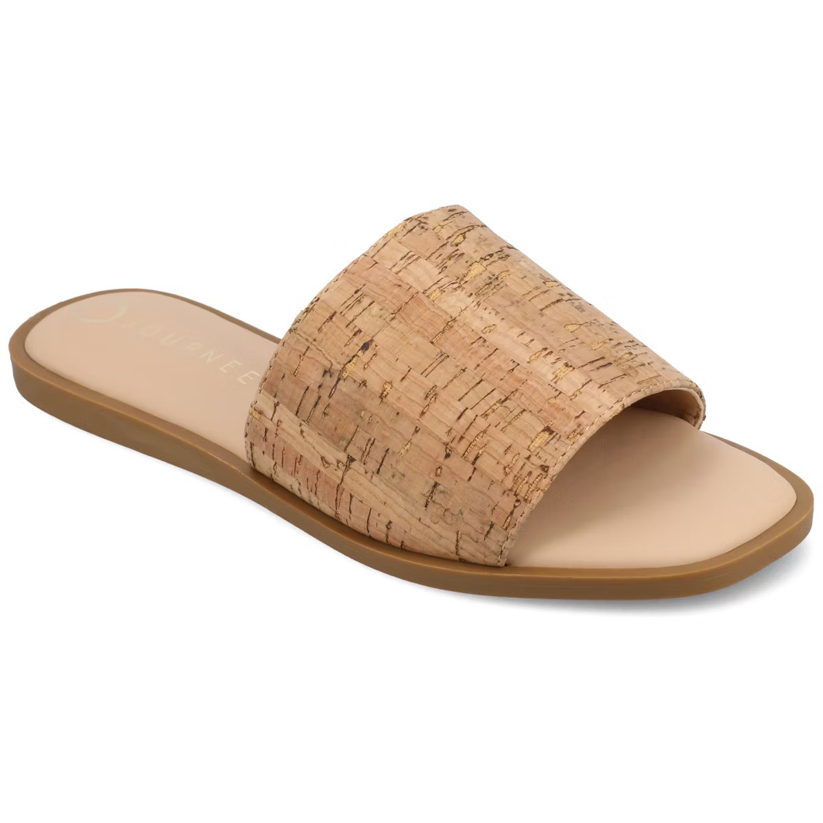 Journee Women's Prisilla Medium and Wide Width Flat Sandals | Target