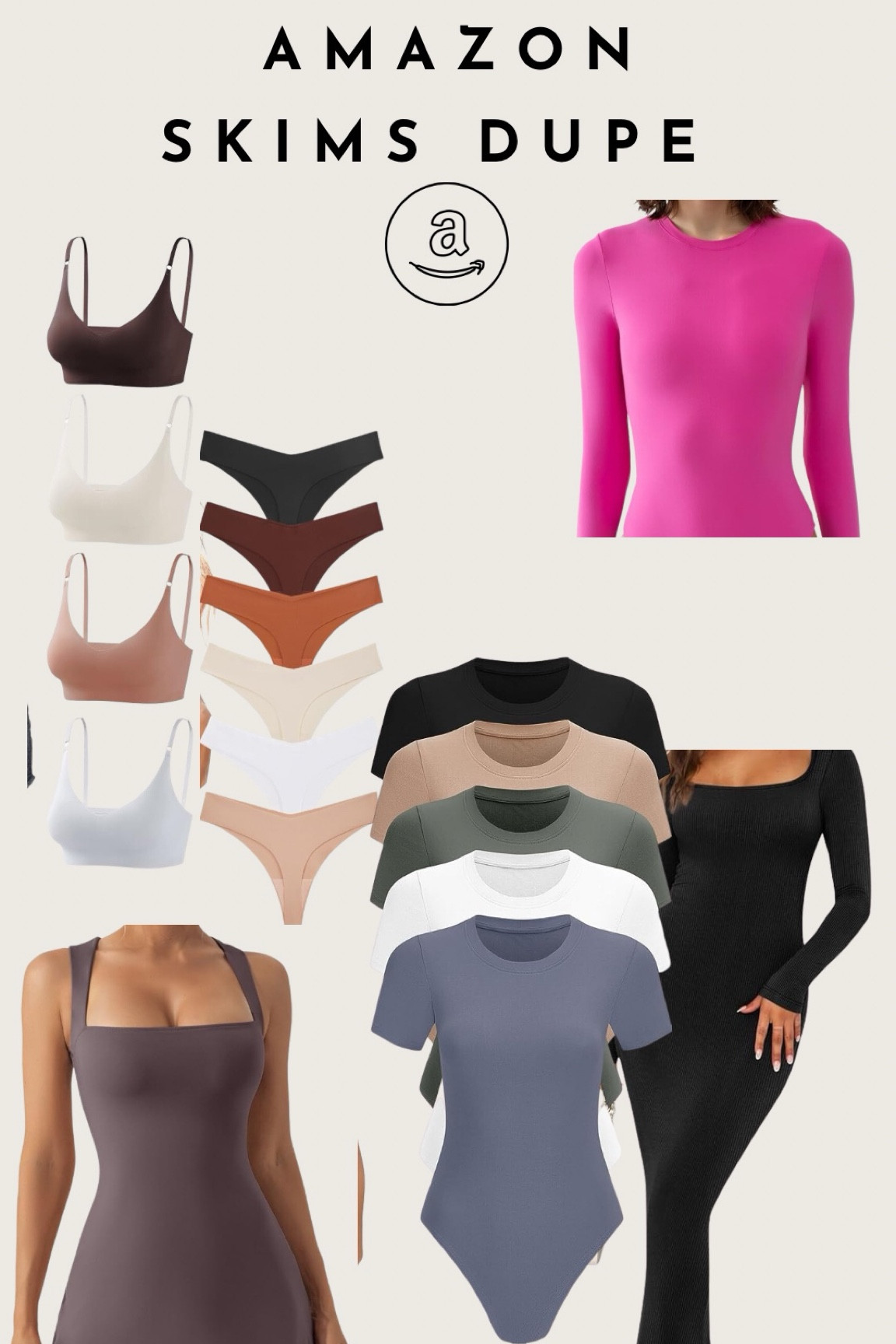 Dupe skims style fashion comfort clothing affordable amazon 

#LTKGiftGuide #LTKSeasonal #LTKfindsunder50