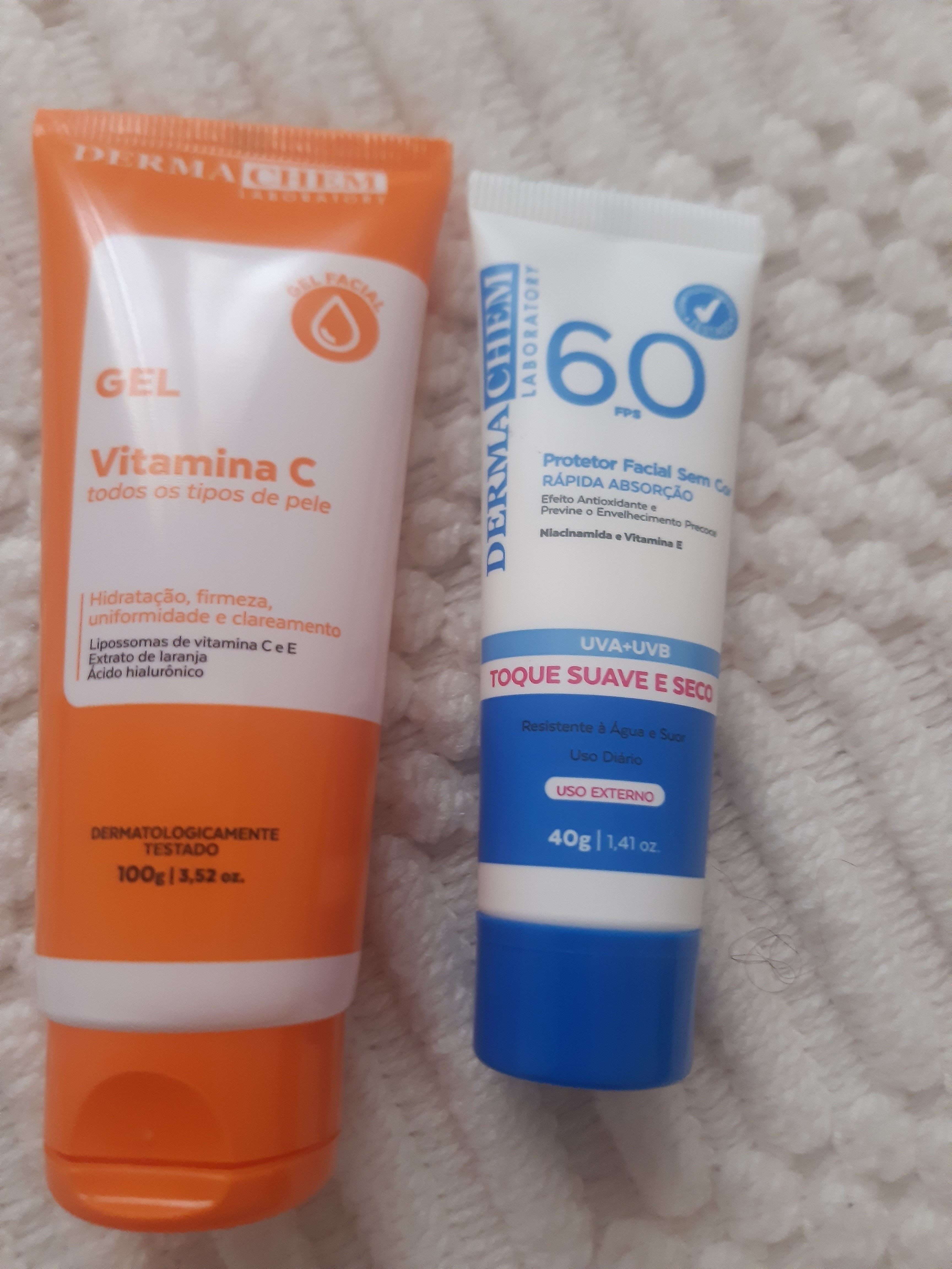 Queridinhos da vez!! Protetor solar facial Dermachem e vitamina C O protetor solar 🌞 superou minhas expectativas E super rende 

#LTKbrasil #LTKbeleza