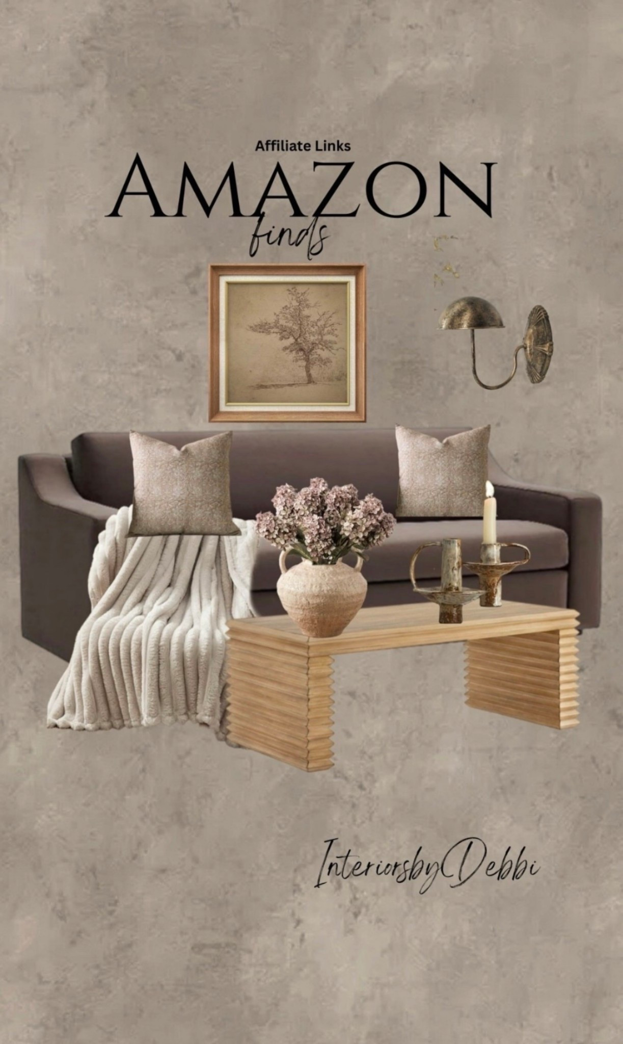 Amazon Finds
Brown sofa? Art, coffee table, furniture throw blanket, pillow covers, vase, transitional home, modern decor, amazon find, amazon home, target home decor, mcgee and co, studio mcgee, amazon must have, pottery barn, Walmart finds, affordable decor, home styling, budget friendly, accessories, neutral decor, home finds, new arrival, coming soon, sale alert, high end look for less, Amazon favorites, Target finds, cozy, modern, earthy, transitional, luxe, romantic, home decor, budget friendly decor, Amazon decor #amazonhome



#LTKGiftGuide #LTKHome #LTKHoliday