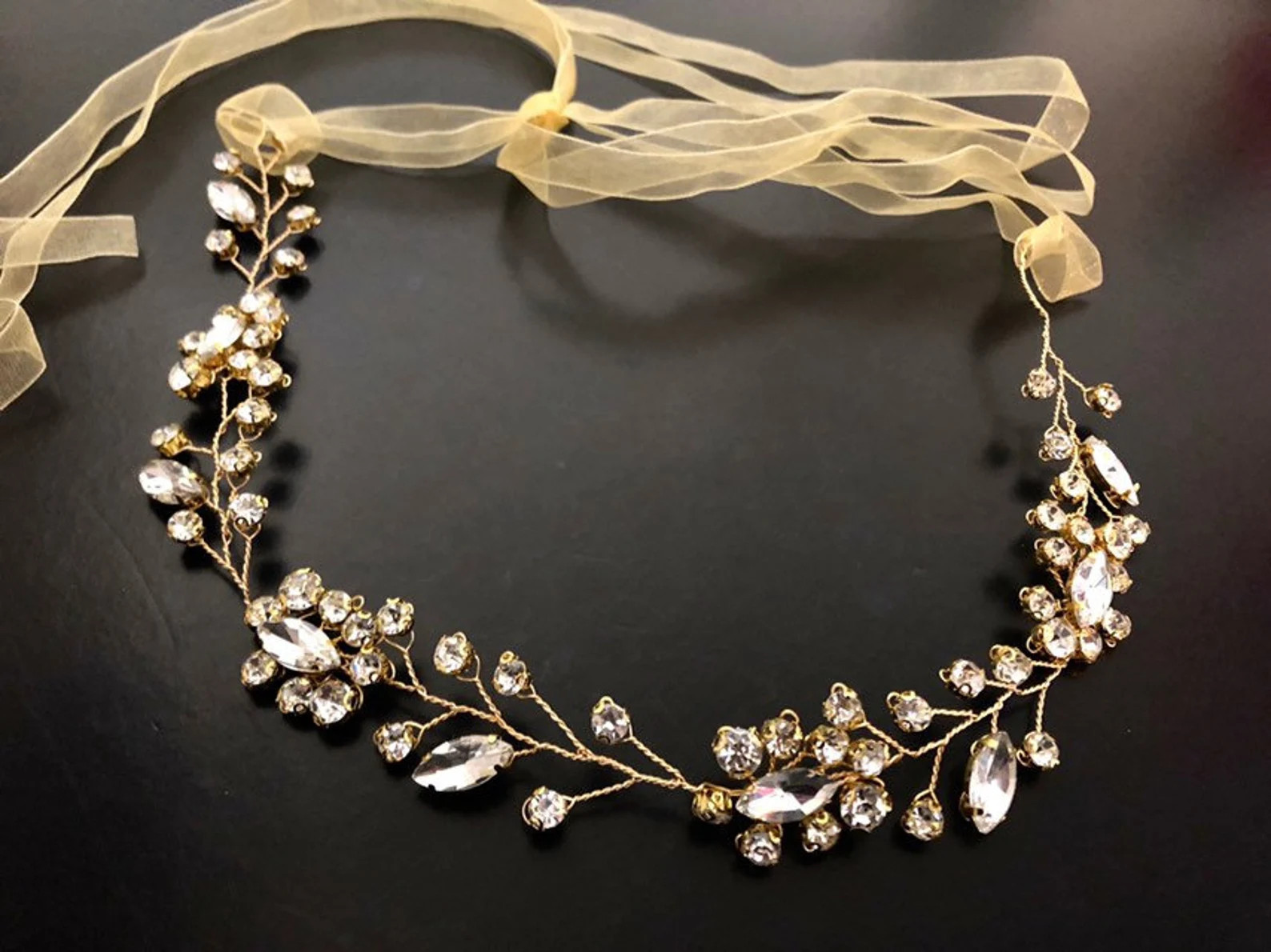 Flower Girl Crown Silver Crystal Crown Gold Flower Girl | Etsy | Etsy (US)