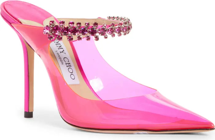 Bing Crystal Embellished Clear Mule | Nordstrom