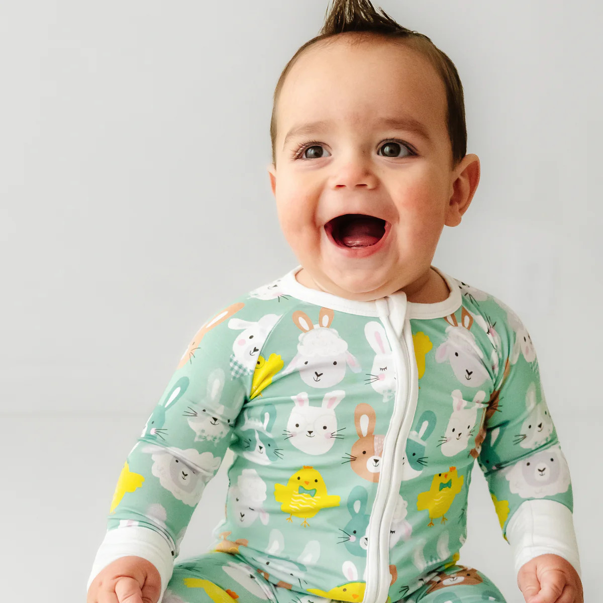 Aqua Pastel Parade Zippy | Little Sleepies