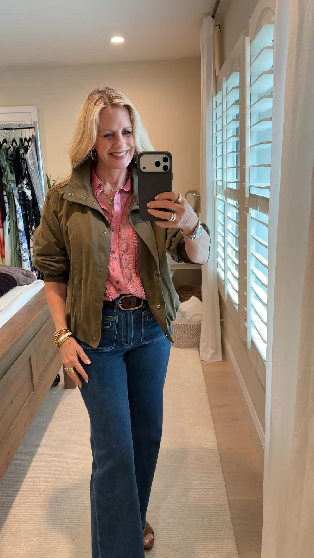 OOTD - Olive green & pink is a great color combo 💕💚

#LTKOver40 #LTKootd #LTKWorkwear