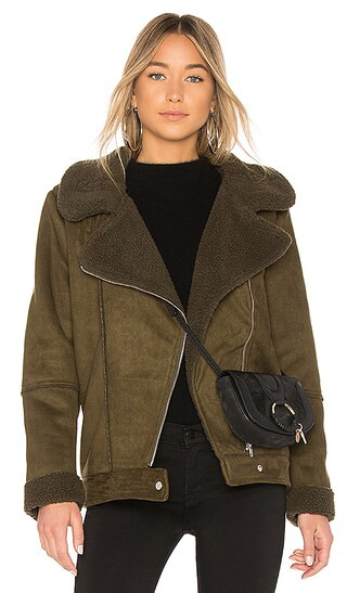 The Fifth Label Dallas Moto Jacket in Olive | Revolve Clothing