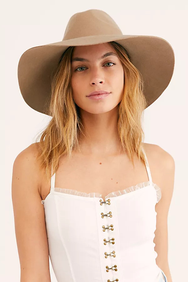 Sloan Wide Brim Felt Hat | Free People (Global - UK&FR Excluded)