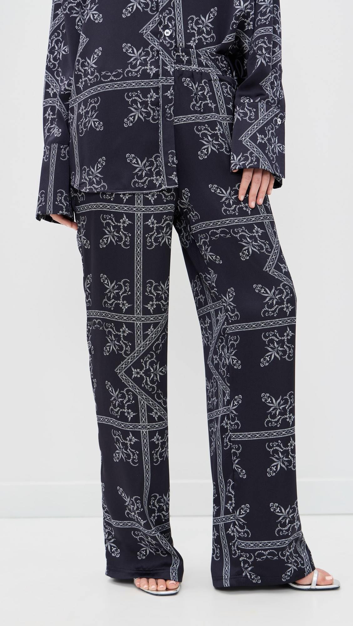 Amira Satin Trousers | Shopbop