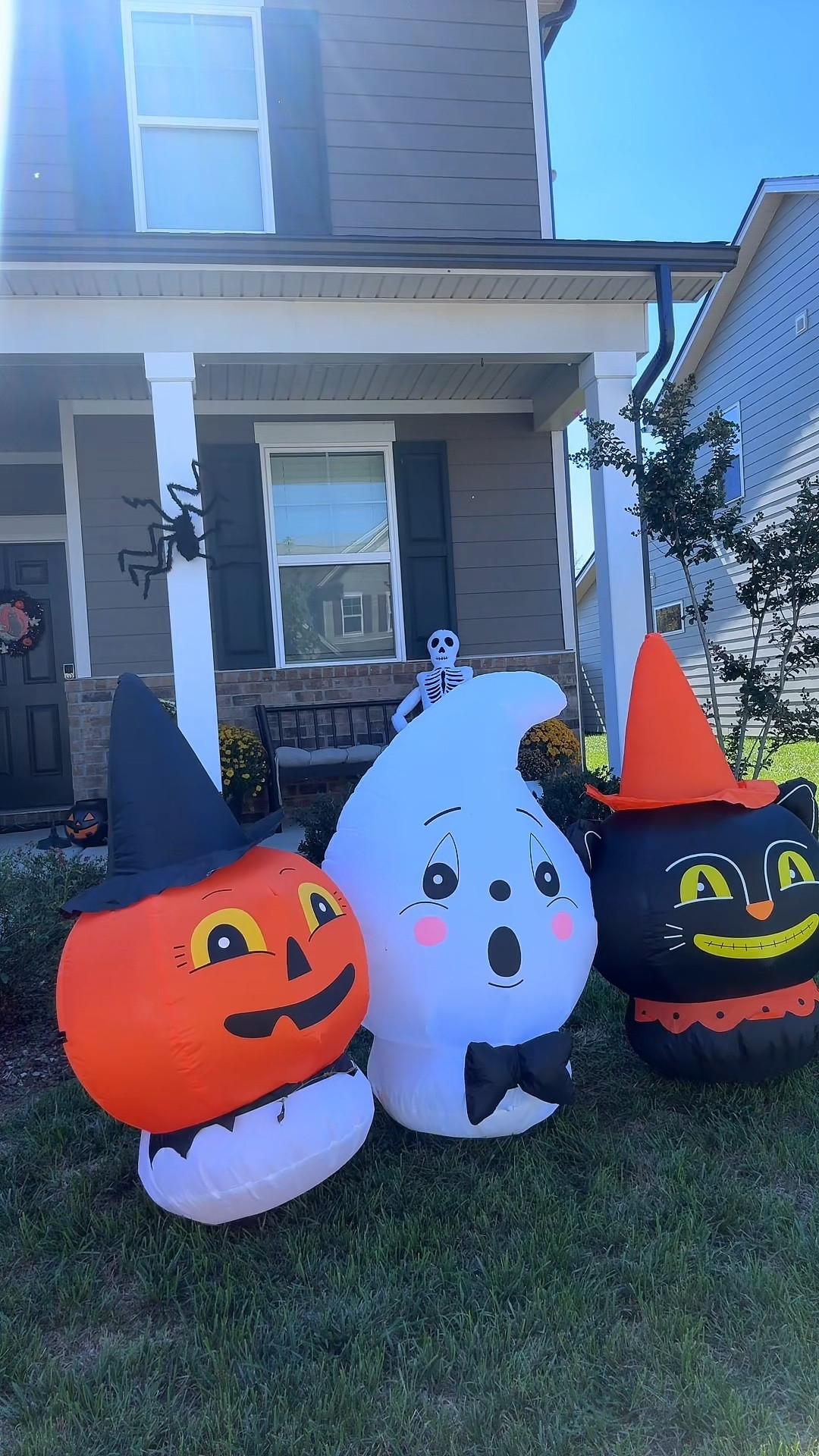 Vintage inspired Halloween porch decor. I love this vintage Halloween blowup from Walmart. It gives the perfect nostalgic Halloween touch. If you’re interested, it is sold out a few times so hurry and get yours while they last!

#LTKHome #LTKHalloween