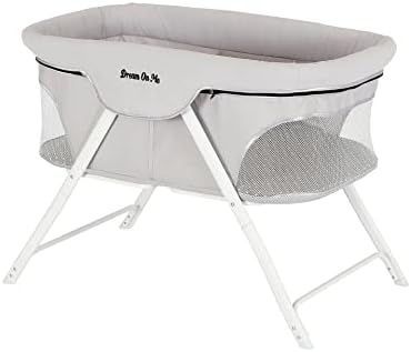 Dream On Me, Traveler Portable Bassinet, Cloud Grey , 34x17.4x24.4 Inch (Pack of 1) | Amazon (US)
