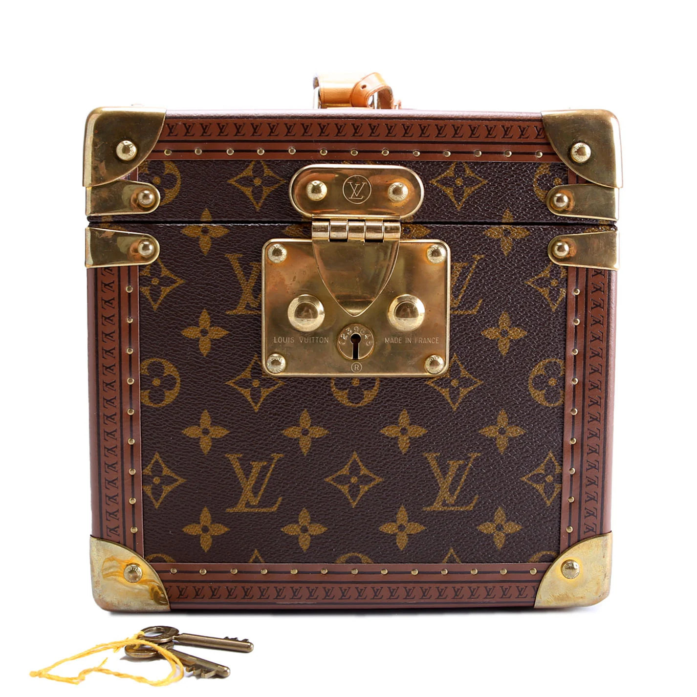 Boite Flacons Beauty Train Trunk Monogram | Keeks Designer Handbags