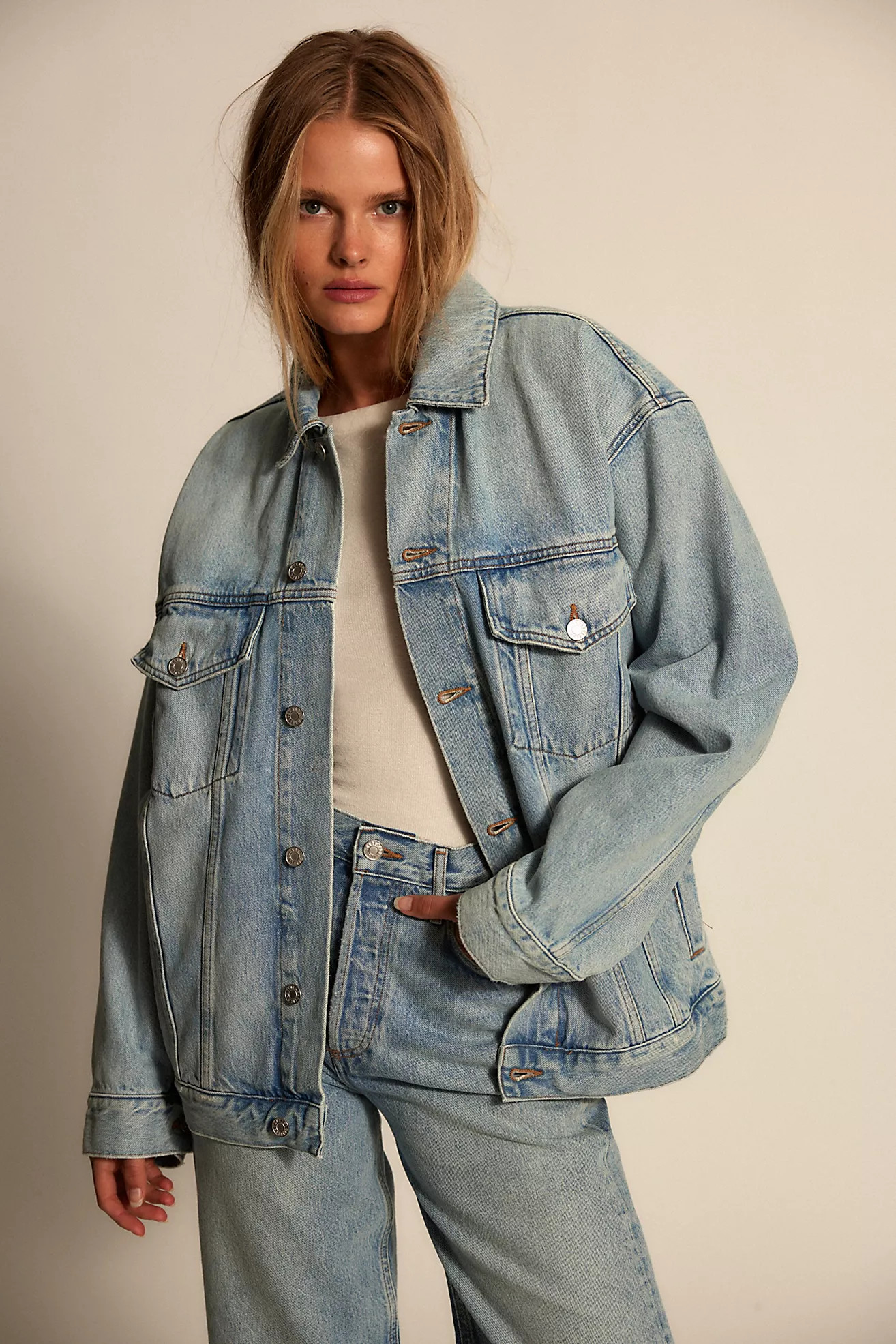 AGOLDE Evin Denim Jacket | Free People (Global - UK&FR Excluded)