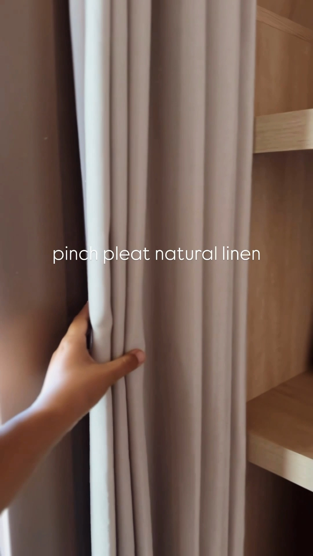 Curtains so good I'm putting them in every room 😅🤍 loveeee these natural linen pinch pleat curtains that are also blackout!! 

#LTKHome #LTKSeasonal #LTKFindsUnder100