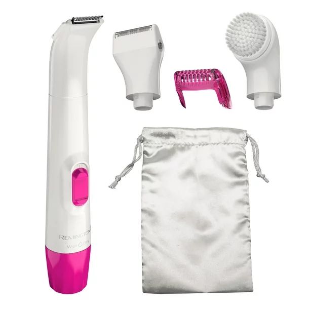 Remington Smooth & Silky Body & Bikini Kit, Personal Trimmer, White/Pink, WPG4020US - Walmart.com | Walmart (US)