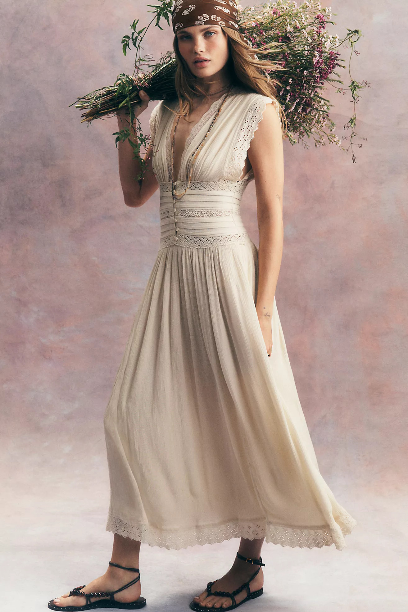 Swimming Across The Sky Midi Dress | Free People (UK)
