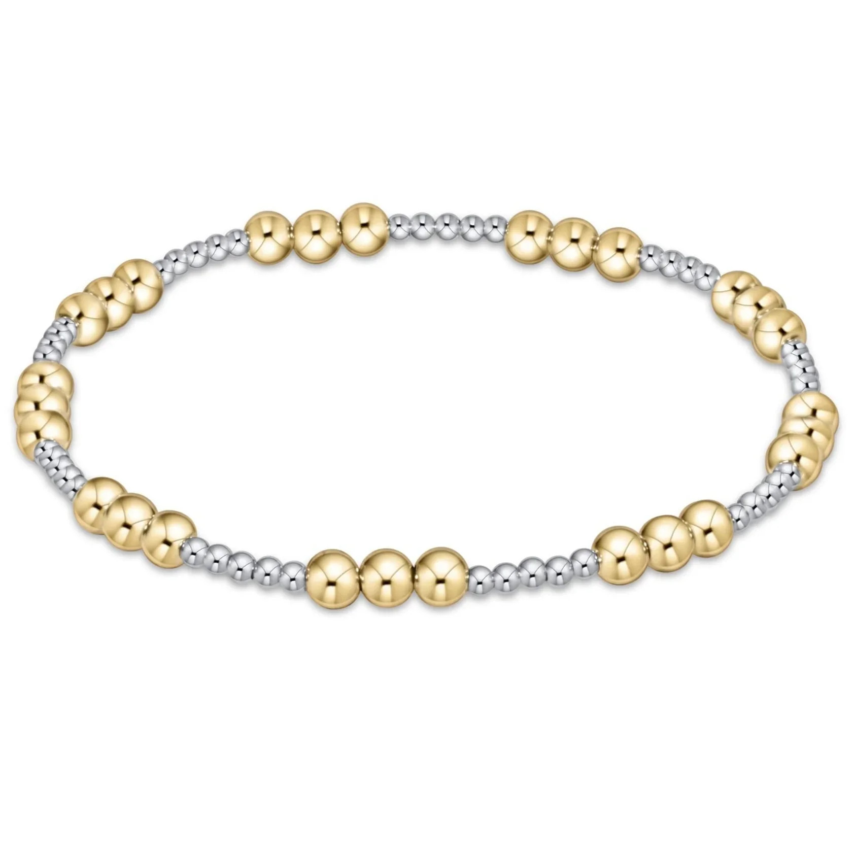 Classic Joy Mixed Metal Bracelet (3 Sizes) - 4mm - Southern Made | Shop Southern Made & Southern Made Tees