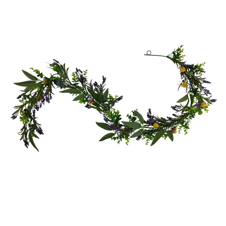 Mainstays 6' Artifical Green Eucalyptus Decorative Garland, Not in Pot. - Walmart.com | Walmart (US)