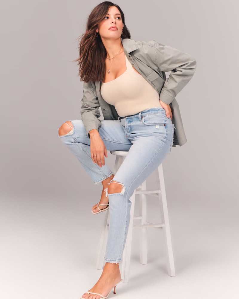 High Rise Skinny Jeans | Abercrombie & Fitch (US)