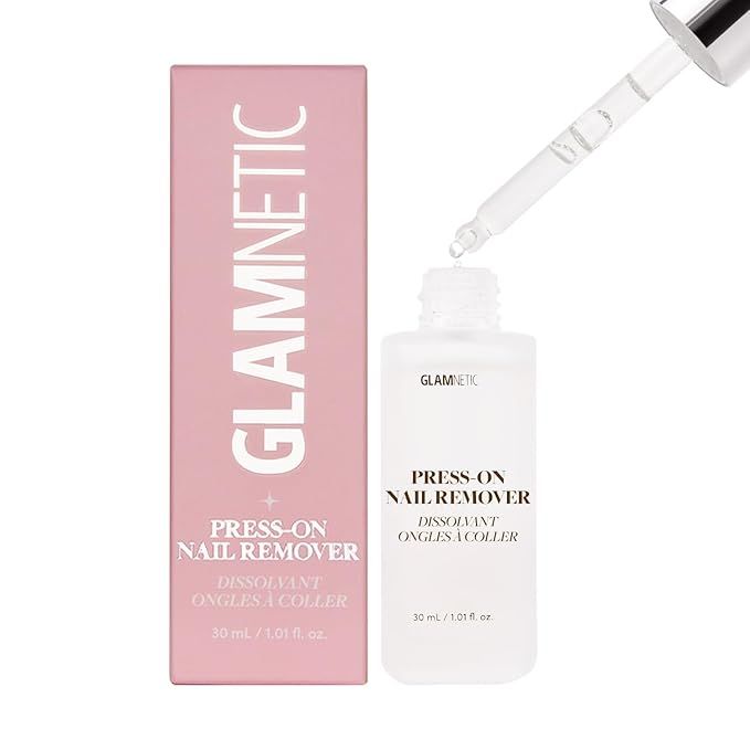 Glamnetic Press On Nail Remover | Odorless, No Acetone, Gentle Press-On Nail Remover Serum for Fa... | Amazon (US)