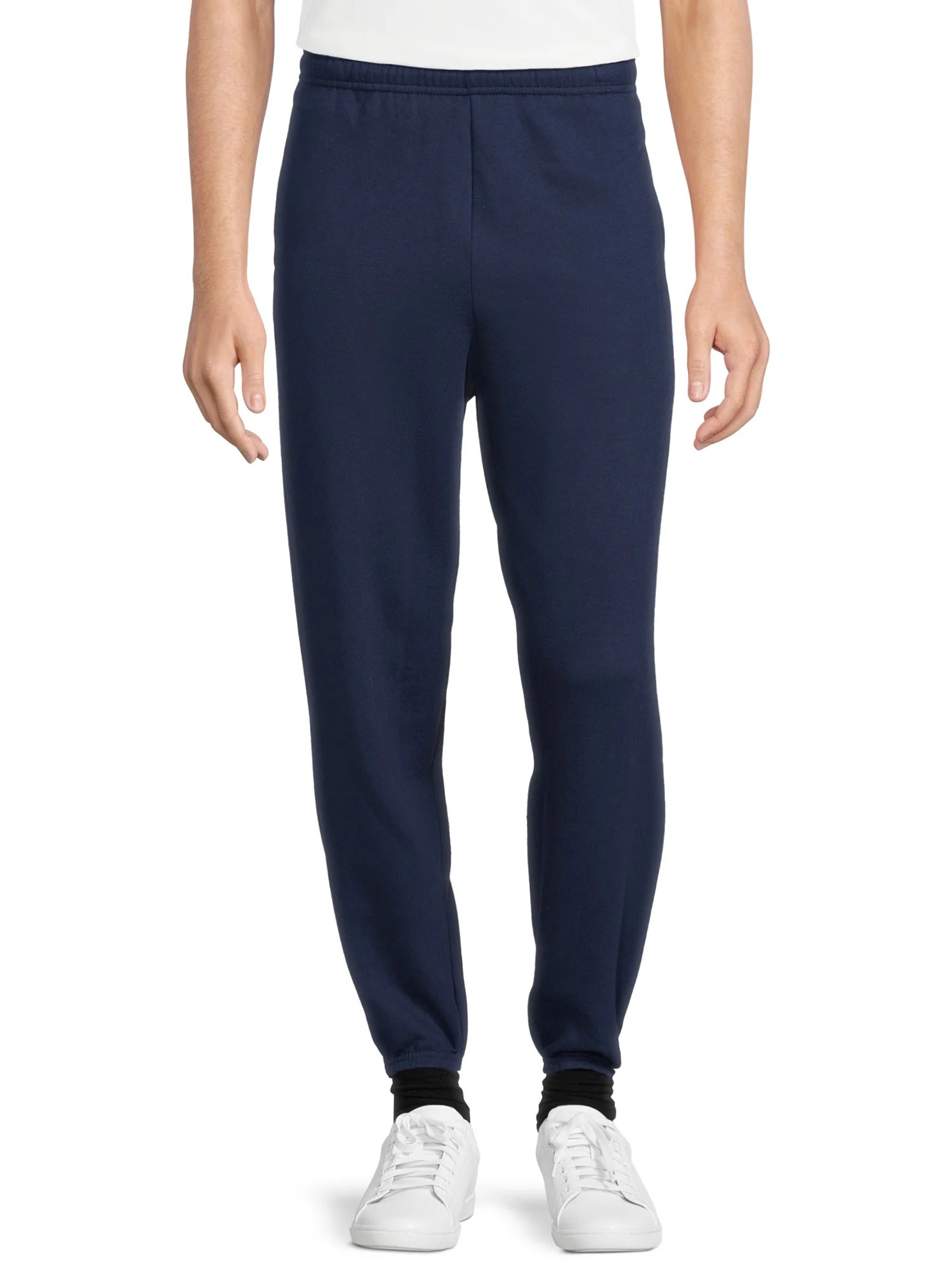 Athletic Works Men's Fleece Elastic Bottom Sweatpants, Sizes S-4XL | Walmart (US)