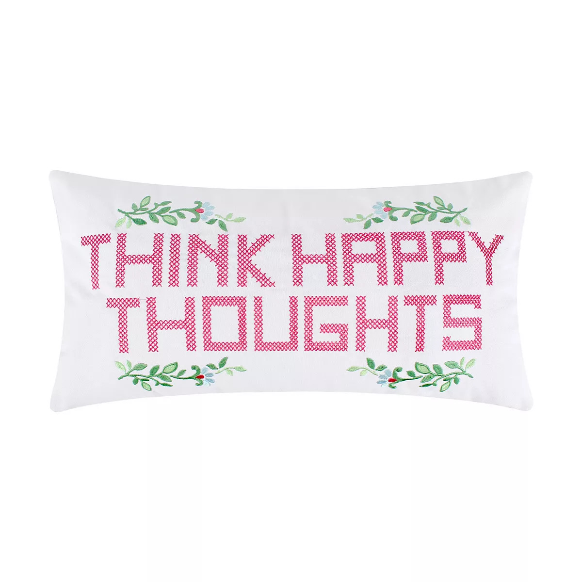 DRAPER JAMES RSVP™ Think Happy Thoughts Decorative Pillow | Kohl's
