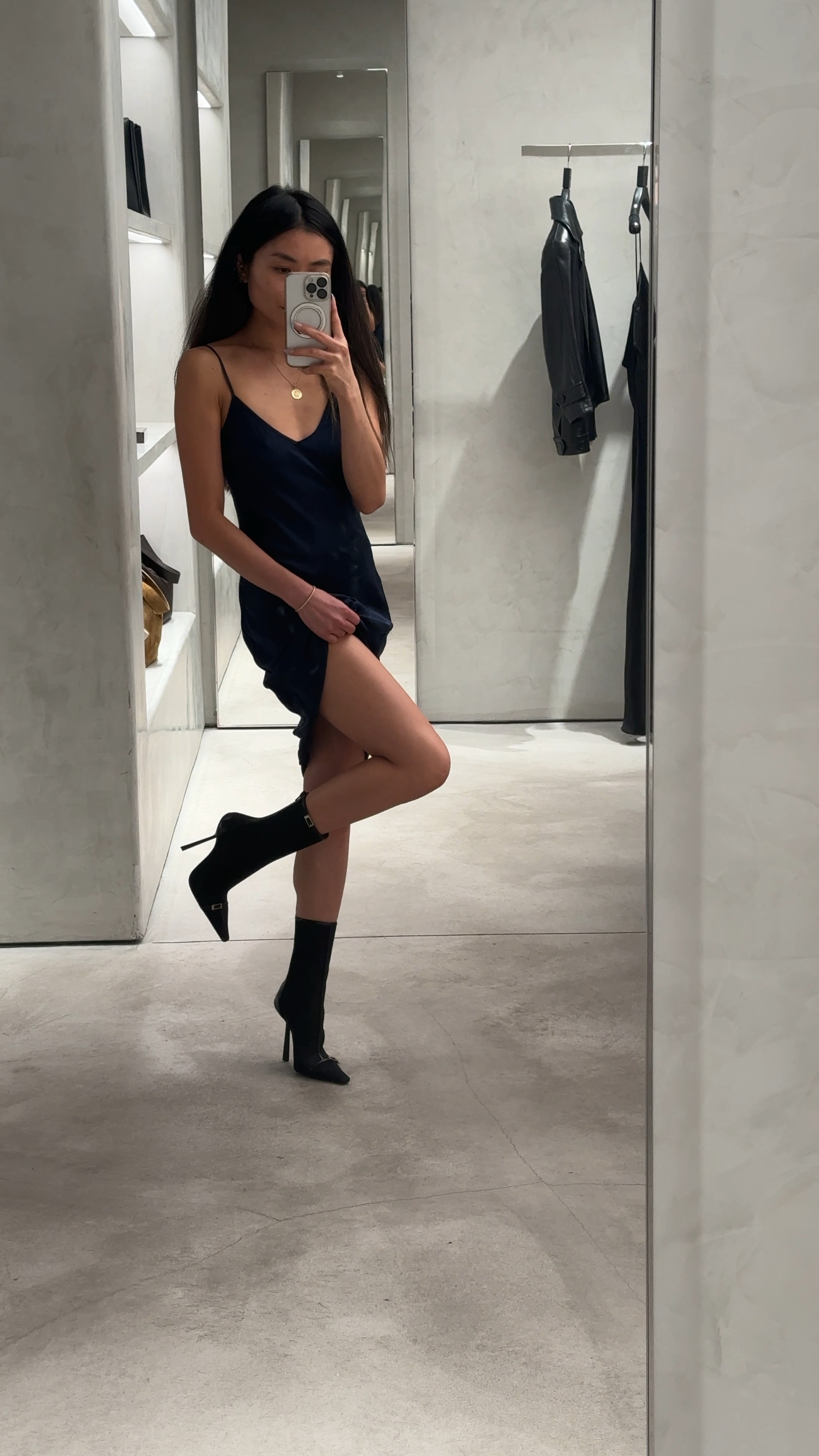 Designer YSL mesh ankle booties [sized up half size]

Dress is my favorite real silk slip dress under $100

#LTKGiftGuide #LTKFindsUnder100 #LTKShoeCrush