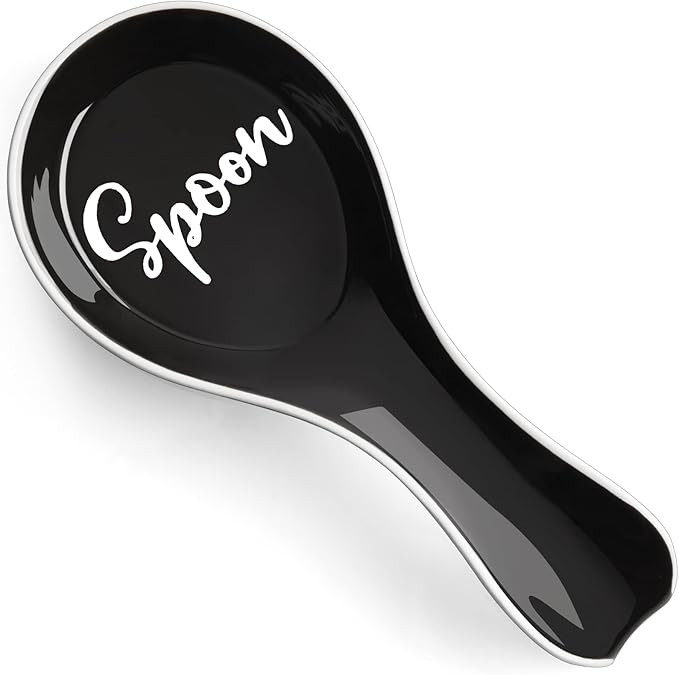 Ceramic Spoon Rest for Stove Top, DAYYET Large Spoon Holder, Farmhouse Spoon Rest for Kitchen Cou... | Amazon (US)