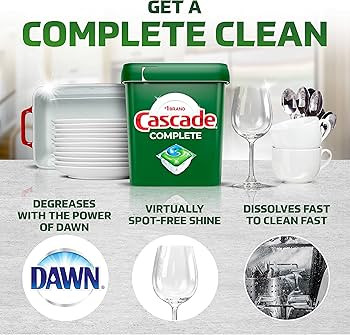 Cascade Complete Dishwasher Pods - Fresh Scent ActionPacs, 78 Count | Amazon (US)