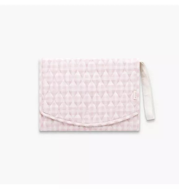 Gooselings Portable Changing Pad - Pink Gingham | Janie and Jack